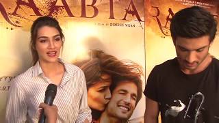 Raabta Exclusive Interview Sushant Singh Rajput Kriti Sanon  Folloin  Part 1 [upl. by Arriaes]