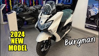 2024 Suzuki Burgman 125 New Model Full Review Video  Suzuki Burgman Street 125 Base Model [upl. by Yerggoeg942]