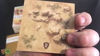 Unboxing Undaunted  North Africa from Osprey Games  The Players Aid [upl. by Shultz]