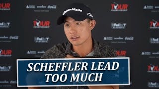 Collin Morikawa Outshoots Scheffler Finishes 2nd At Tour Championship [upl. by Thain]