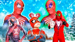 Bad Guys broke into SpiderMans house to kidnap KID SPIDER MAN [upl. by Yren309]