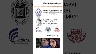 ITUS engineering Colleges  mhtcet2025 coep vjti pictpune cummins walchand viralvideo life [upl. by Tnahsarp]