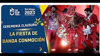 Banda Conmoción  Ceremonia de clausura de los Juegos Parapanamericanos Santiago 2023 [upl. by Enilrae]