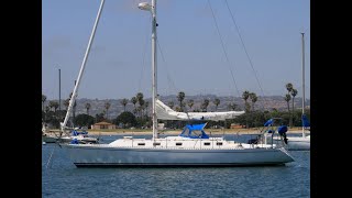 1987 Hylas 42 offshore performance cruiser for sale in San Diego California By Ian Van Tuyl [upl. by Illak]