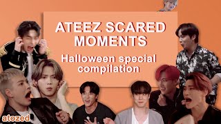 ATEEZ being scared  Mega Compilation [upl. by Rutledge380]