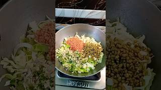 A unique recipe of cabbage and lentils ❤️❤️💯 [upl. by Sally]