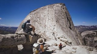 Half Dome Hike  July 2017 4k [upl. by Naoj]