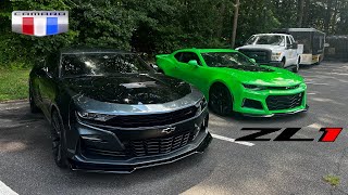 Camaro ZL1s Get Pulled Over Doing Hard Pulls In Traffic  POV [upl. by Ahsinel719]