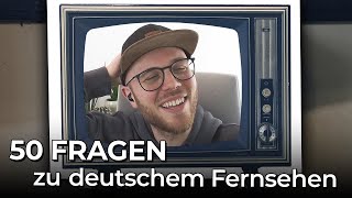 Endlich ein EXPERTE als MODERATOR  50 Fragen zum deutschen Fernsehen [upl. by Ettelrahc]