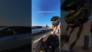 Olan oldu😄 motorcu motogirl komikvideolar motobiker motorcukavgaları motovlog motorvlog r7 [upl. by Naoma755]