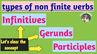 Infinitives Gerunds and Participlestypes of Non finite verbs by Kavita Sable [upl. by Hnah816]