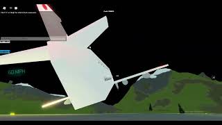 ROBLOX pLane Crash Physics 4 [upl. by Norrv75]