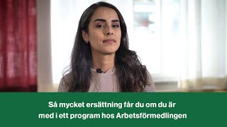 Så mycket ersättning får du om du är med i ett program hos Arbetsförmedlingen [upl. by Sager]