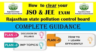 Rajashthan JSO JEE VACANCIES RAJASTHAN POLLUTION CONTROL BOARD RECRUITMENT 2023 Complete guidance [upl. by Errised812]