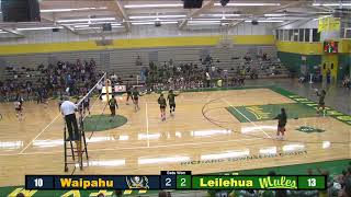 2024 Leilehua vs Waipahu  Girls Volleyball [upl. by Akselaw]