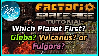 Which Planet First Plantetary Order amp Why Tutorial  Factorio Space Age DLC 20 [upl. by Wymore]