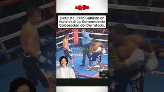 ¡Perdiste pero Ganaste en Humildad La Sorprendente Celebración del Derrotado boxeo boxing box [upl. by Tesil700]