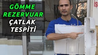 GÖMME REZERVUAR HAZNE ÇATLAK TESPİTİ NASIL YAPILIR [upl. by Blalock]