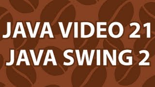 Java Video Tutorial 21 [upl. by Wetzel]