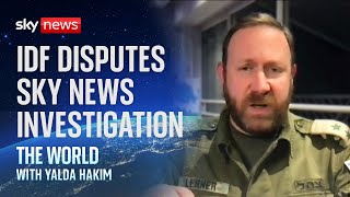 Israel disputes Sky News investigation into death of Palestinian girl  IsraelHamas war [upl. by Notyarb]