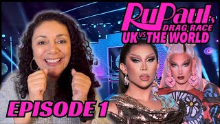 RUPAULS DRAG RACE UK VS THE WORLD S2 E1 REACTION [upl. by Morris]