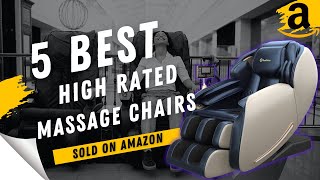 Top 5 Highest Rated Massage Chairs On Amazon  FullBody Massage Chairs  Best Massage Chairs [upl. by Mcclary]