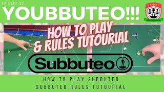 How to Play Subbuteo Subbuteo Rules and Tutorial on Youbbuteo [upl. by Samira]