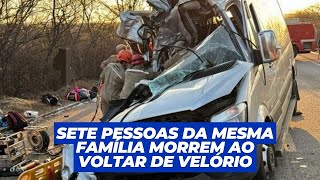 Sete pessoas da MESMA FAMÍLIA morrem em ACIDENTE ao voltar de VELÓRIO [upl. by Attenal612]