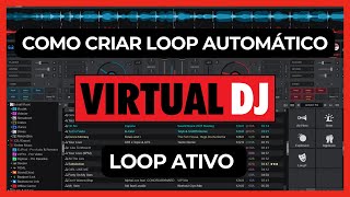 Como criar um Loop Automático no Virtual DJ [upl. by Akeinahs]