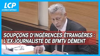 Soupçons dingérences étrangères  lexjournaliste de BFMTV dément  22032023 [upl. by Vergil287]