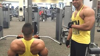 Back amp Biceps Workout to Gain Muscle Mass hodgetwins [upl. by Samantha]