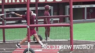 2024 FSU Baseball Position Player Newcomers 919 Batting Practice [upl. by Eislehc585]