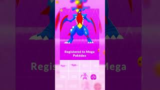 When I evolve garchomp into mega garchomp in pokemon go [upl. by Anilemrac]