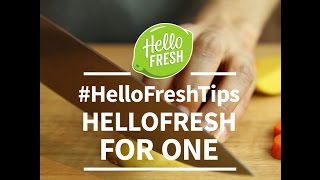 HelloFreshTips  How to use HelloFresh for one [upl. by Earl]