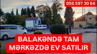 1169 Balakəndə tam mərkəzdə ev satılır Qiyməti 70 000 azn [upl. by Yvel]