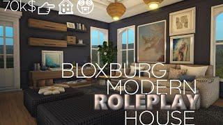 BLOXBURG 70K MODERN ROLEPLAY HOUSE  roblox bloxburg  luxury house tour  Rosey buildz [upl. by Caia298]