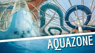 Aquazone  National Aquatic Centre  All Water Slides Onride [upl. by Phiona]