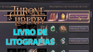 COMO USAR LIVRO DE LITOGRAFIAS  Throne And Liberty [upl. by Annayhs635]