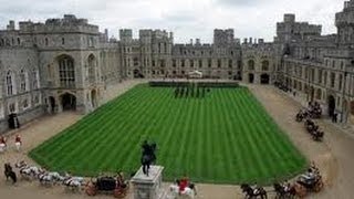 Angleterre chateau Royal de la ville de Windsor [upl. by Damalas]