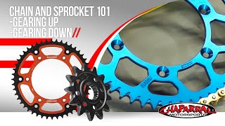 Chain and Sprocket 101  Gearing Up  Gearing Down  Finding the Best Gear Ratio [upl. by Earlie]