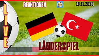 LIVE  Länderspiel Deutschland vs Türkei  Reaktionen [upl. by Nida]