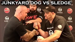 Junkyard Dog vs Sledge  Arm Wrestling [upl. by Worden]