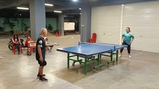 Short pips player vs long pips player  Mr Muggy PV TTC vs Coach Kasimun PV TTC [upl. by Aidnic942]