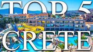 TOP 5 BEST family resorts in CRETE GREECE 2024 PRICES REVIEWS INCLUDED [upl. by Sueahccaz]