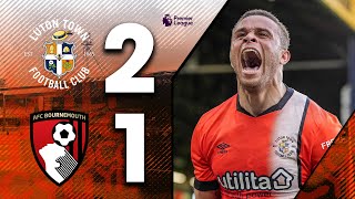 Luton 21 Bournemouth  Huge 3 points ⚡️  Premier League Highlights [upl. by Neltiak912]