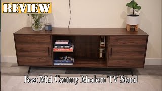 Nora 60quot Mid Century Modern 2 Door TV Stand Review  Best Mid Century Modern TV Stand [upl. by Betty]