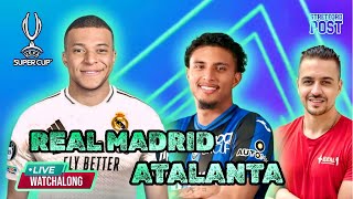 REAL MADRID VS ATALANTA  UEFA SUPER CUP  LIVE WATCHALONG [upl. by Newton431]