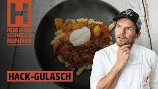 Schnelles HackGulasch Rezept von Steffen Henssler [upl. by Felike]