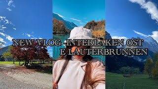 VLOG INTERLAKEN OST E LAUTERBRUNNEN 🇨🇭✈️🚂 [upl. by Llewxam773]