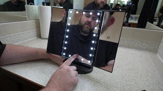 LED Mirror  How to install  Review [upl. by Rezeile]